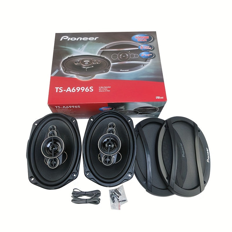 15.24x22.86 cm 1000W 5-Way Car Coaxial Speakers for Vehicle Doors