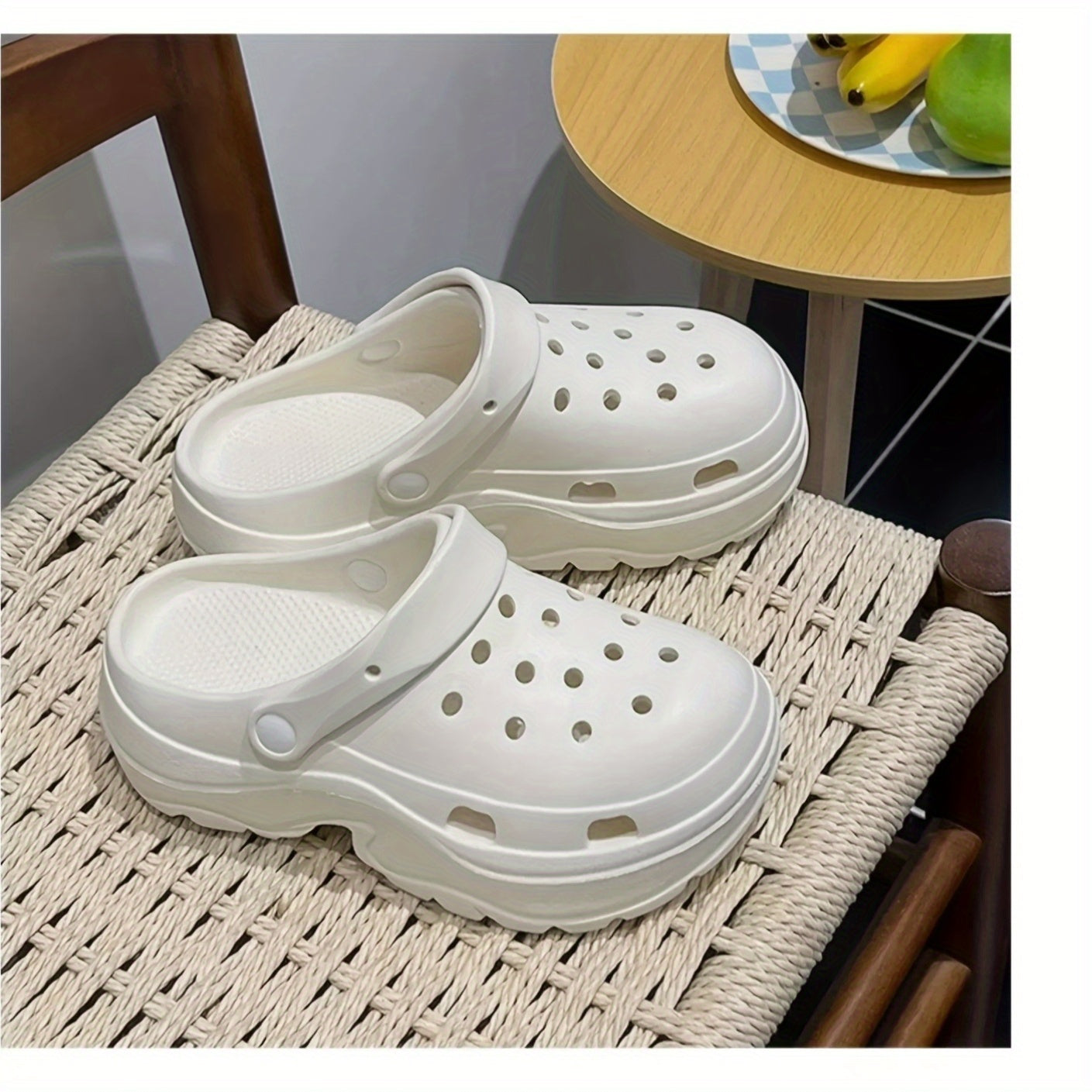 Women's Breathable Summer Shoes With Thick Soles and Height Boost