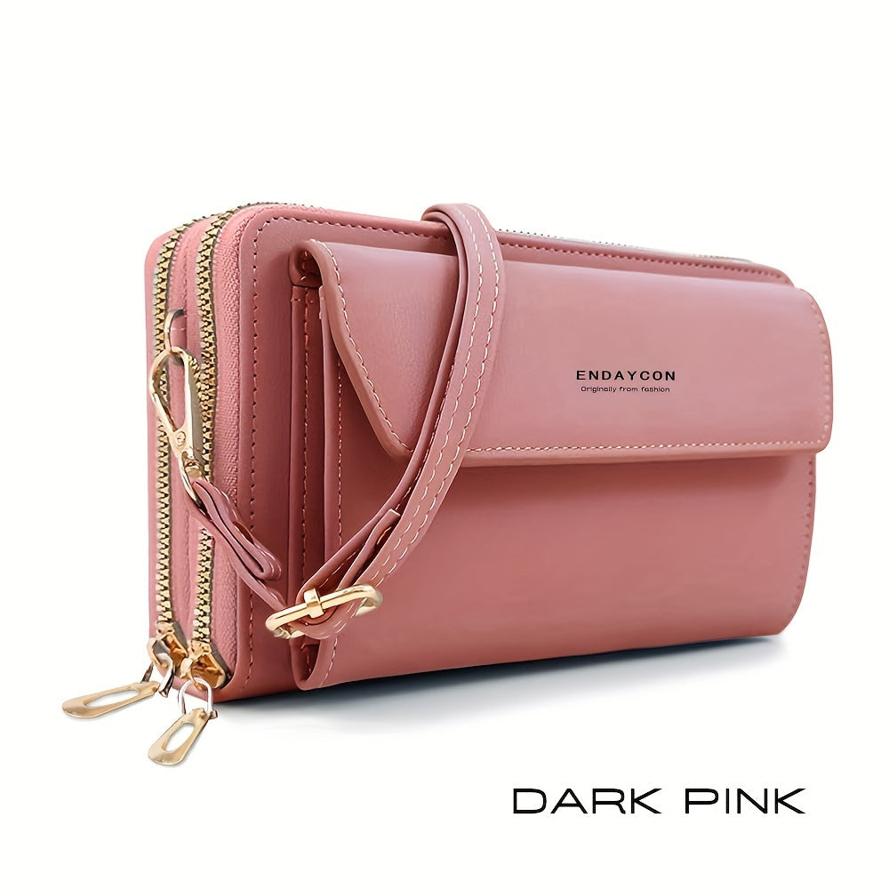 Women's Crossbody Bag with Large Capacity Adjustable Strap Card Holder Phone Pouch Lightweight