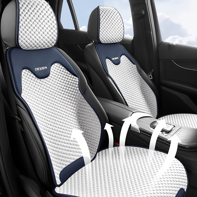 3-Piece Waterproof Car Seat Cover Set with Floor Mats Universal Fit for Cars Trucks Vans SUVs