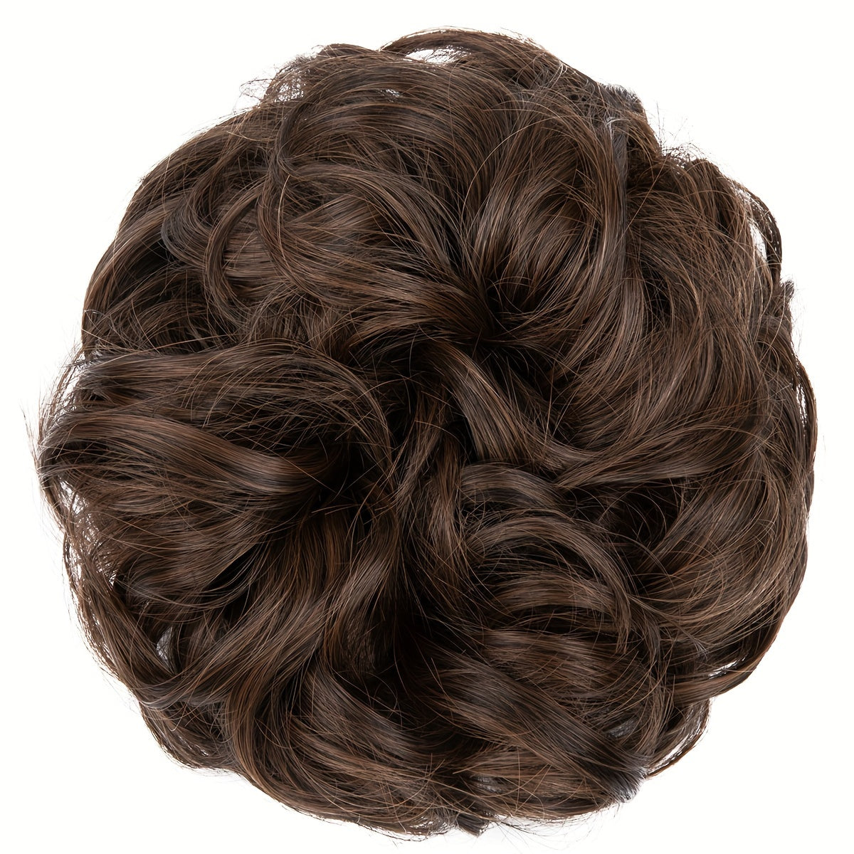 Women's Hair Wig with PET Material, High Gloss, Sewn Connection, 50g