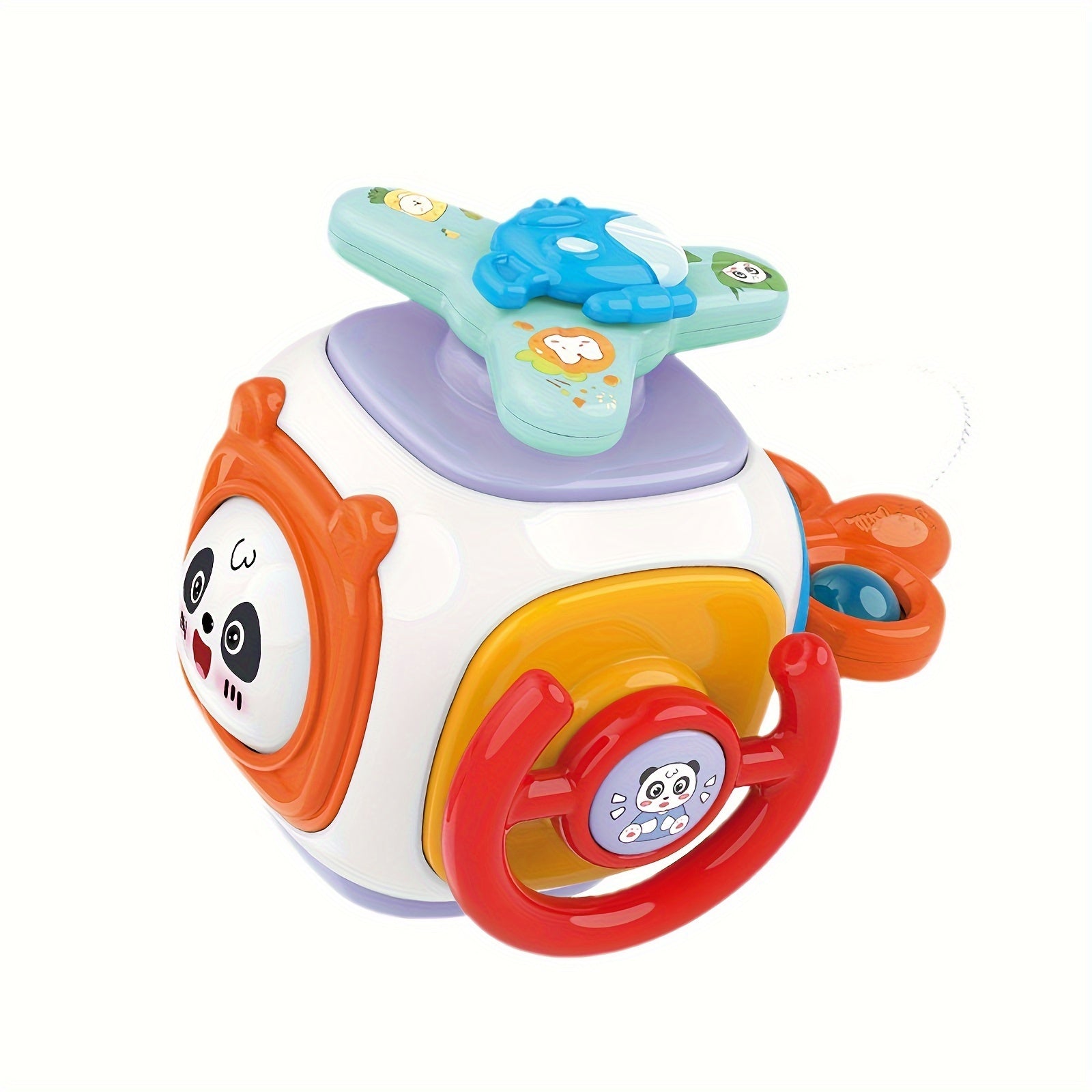 8-in-1 Bolalar Ta'limiy Band Qattiq To'p Kockasi Plastik Yaxshi Motor Ko'nikmalar O'yinchoq