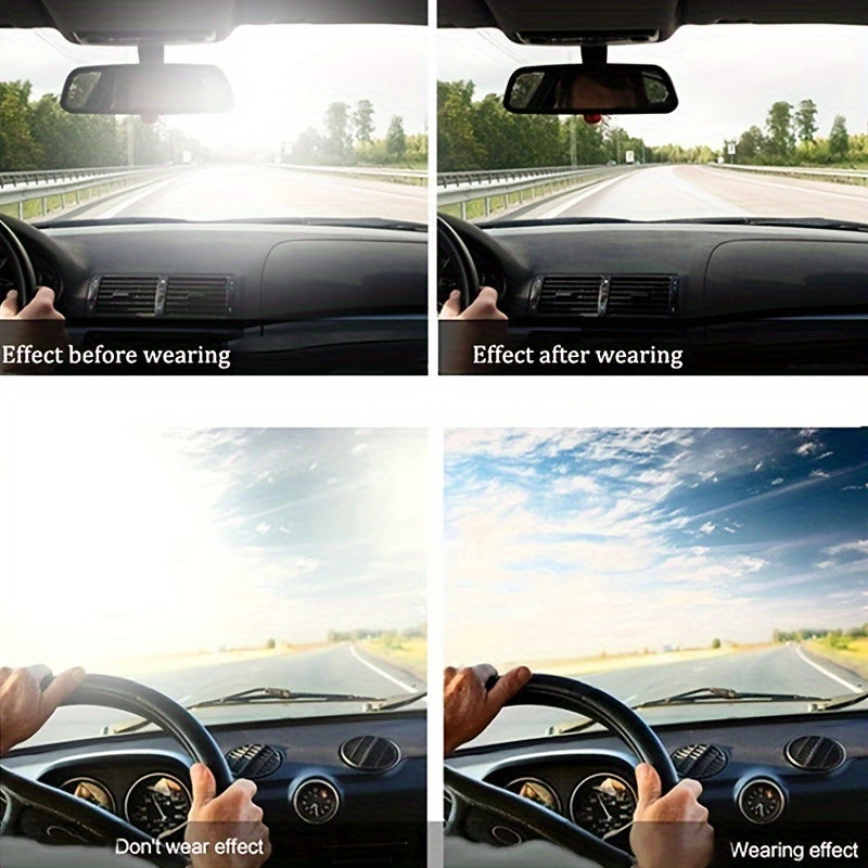 Polarized Fashion Glasses with Color-Changing Lenses for Driving Fishing Night Vision Metal Frame