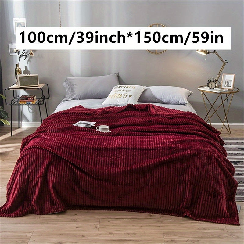 Faux Rabbit Fur Bed Blanket Soft Plush Throw for Bed Couch 50x60 Inches