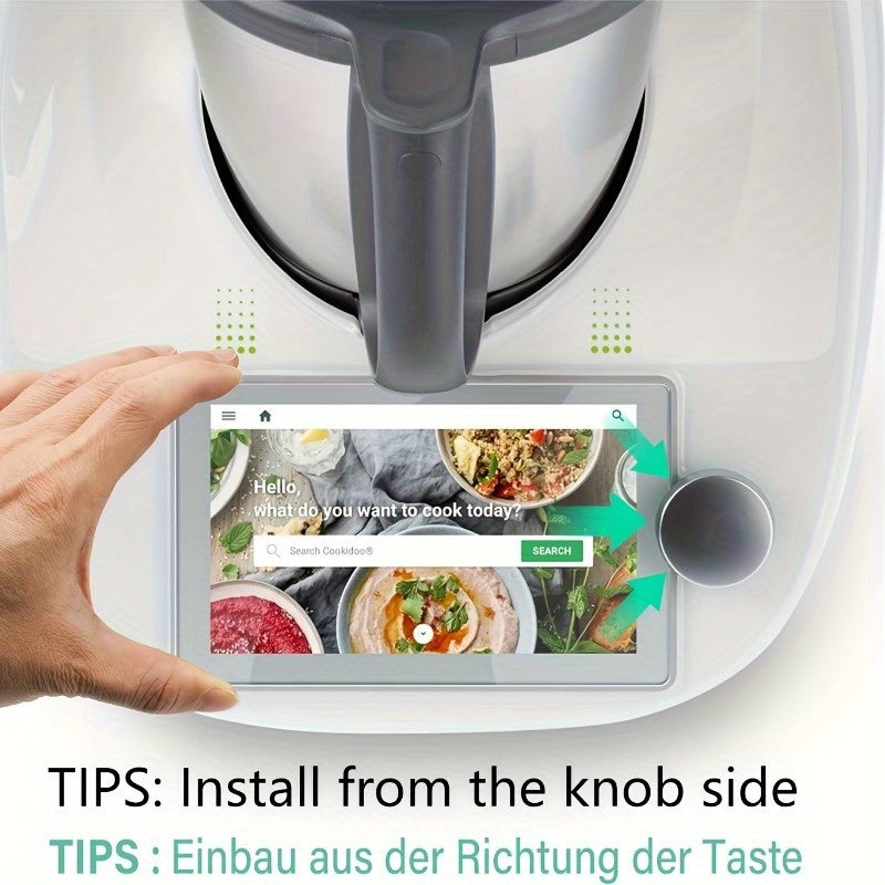 Protector de pantalla de vidrio templado para Thermomix TM5 TM6 resistente a arañazos duradero fácil de instalar