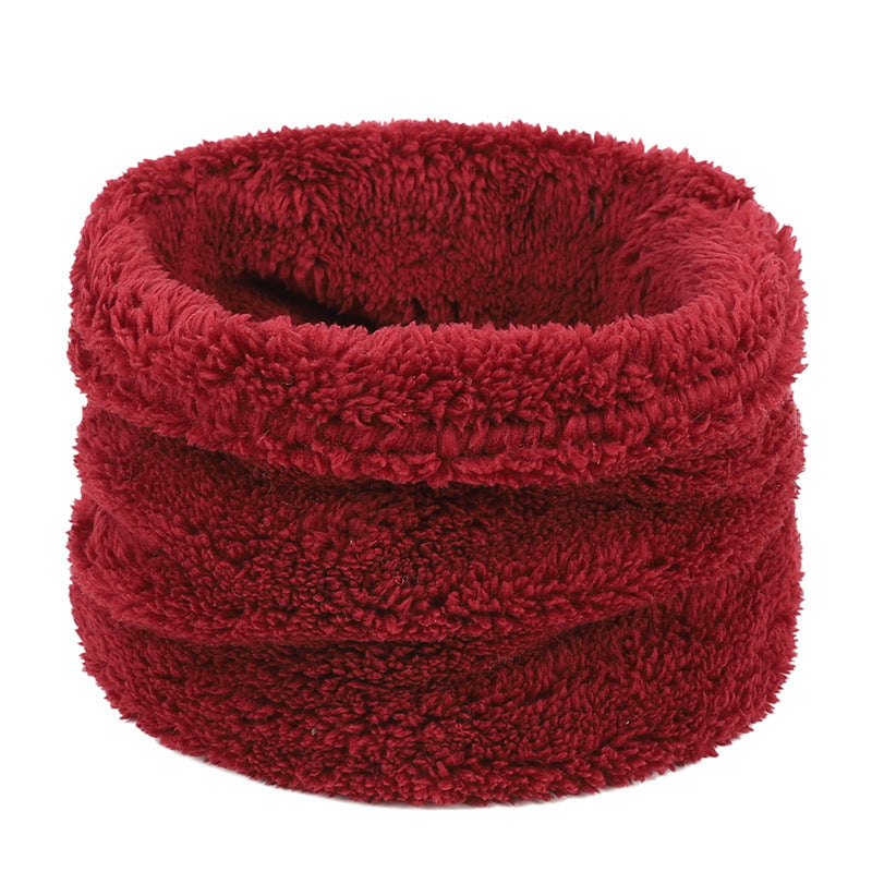 Cubierta de cuello alto cálida de invierno para hombres y mujeres, bucle único, unisex