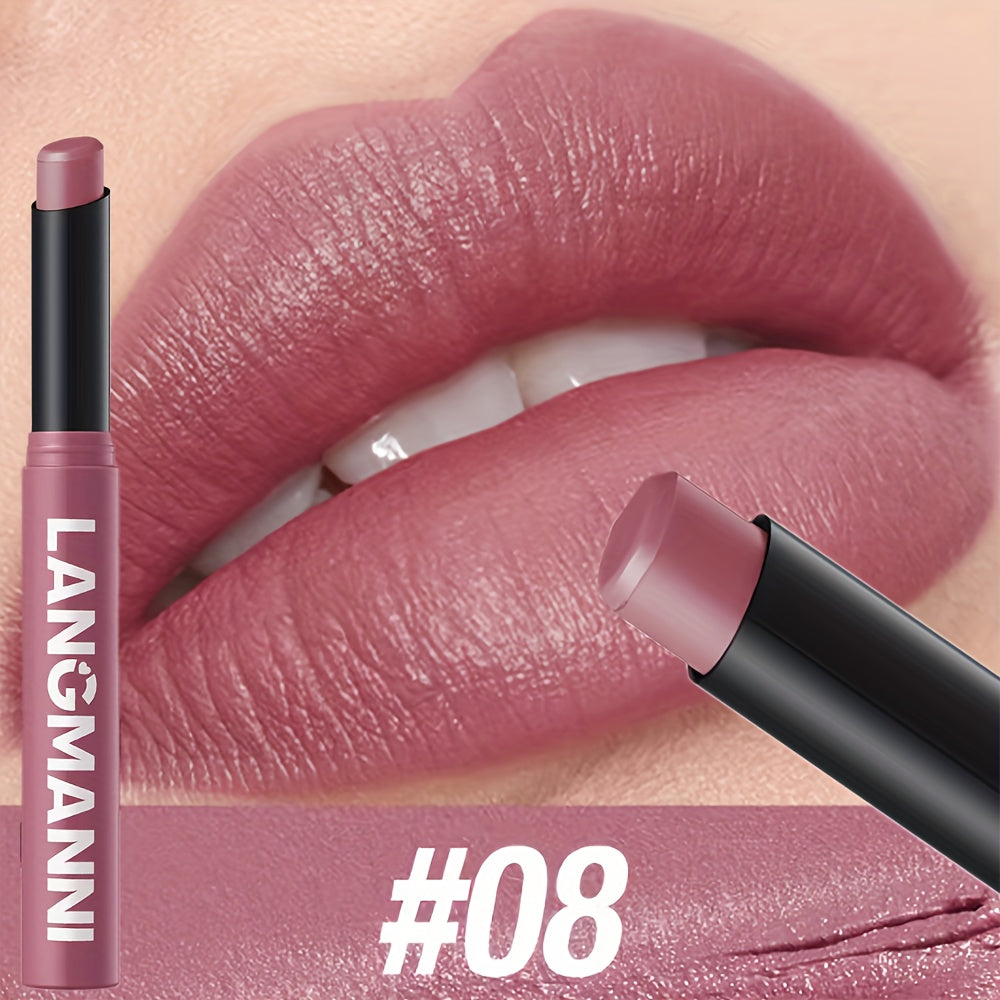 Унисекс вращающийся матовый красный помада для долговременного макияжа