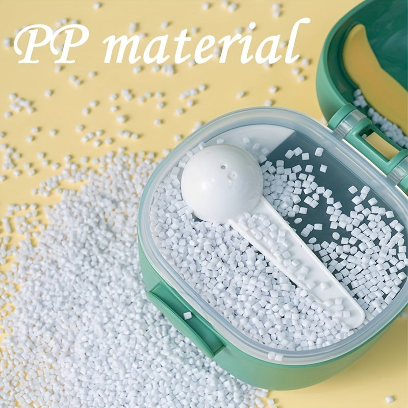 Infant Travel Storage Box with Dinosaur Cartoon Design for Milk Powder and Snacks