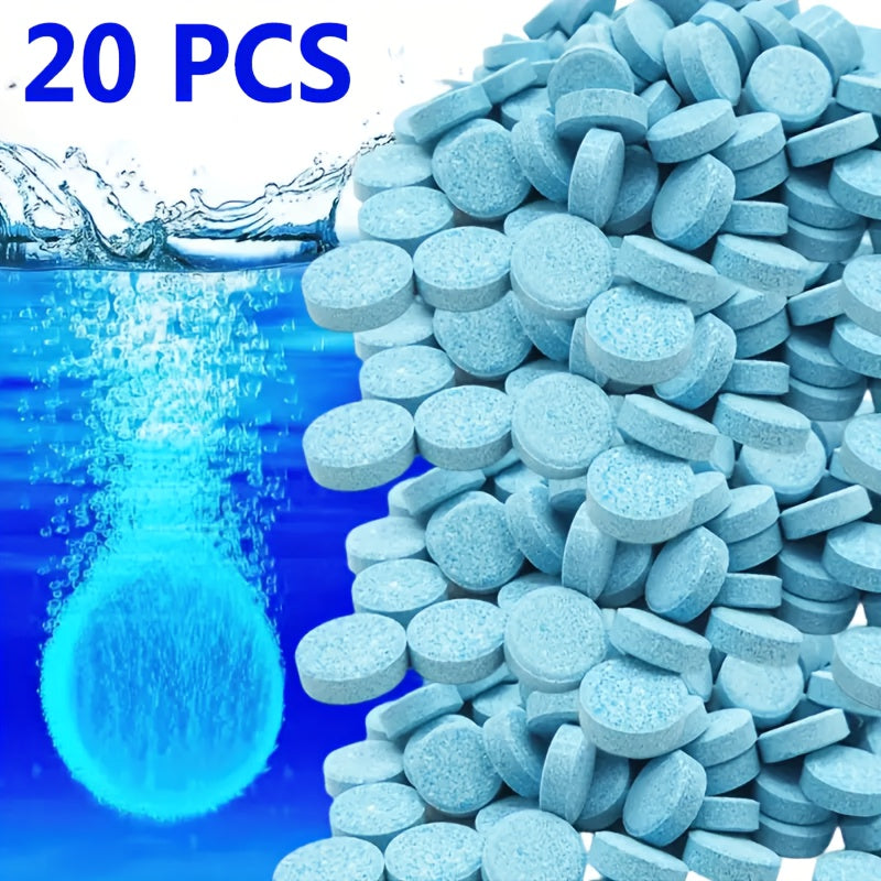 Concentrado para limpiaparabrisas de coche 20/80/160 tabletas sin fragancia, libre de residuos