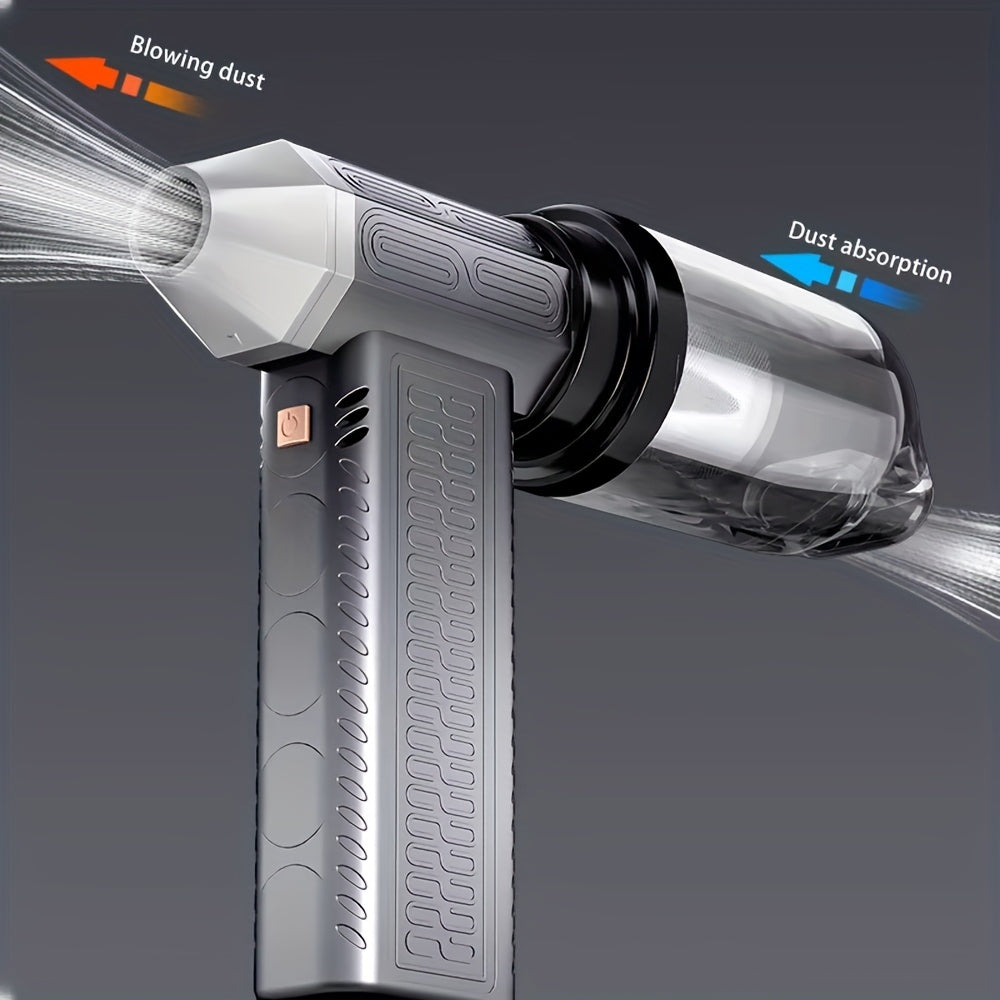 High-Speed Mini Turbo Jet Fan Handheld Vacuum Cleaner with 13 Million RPM Rechargeable Lithium Battery