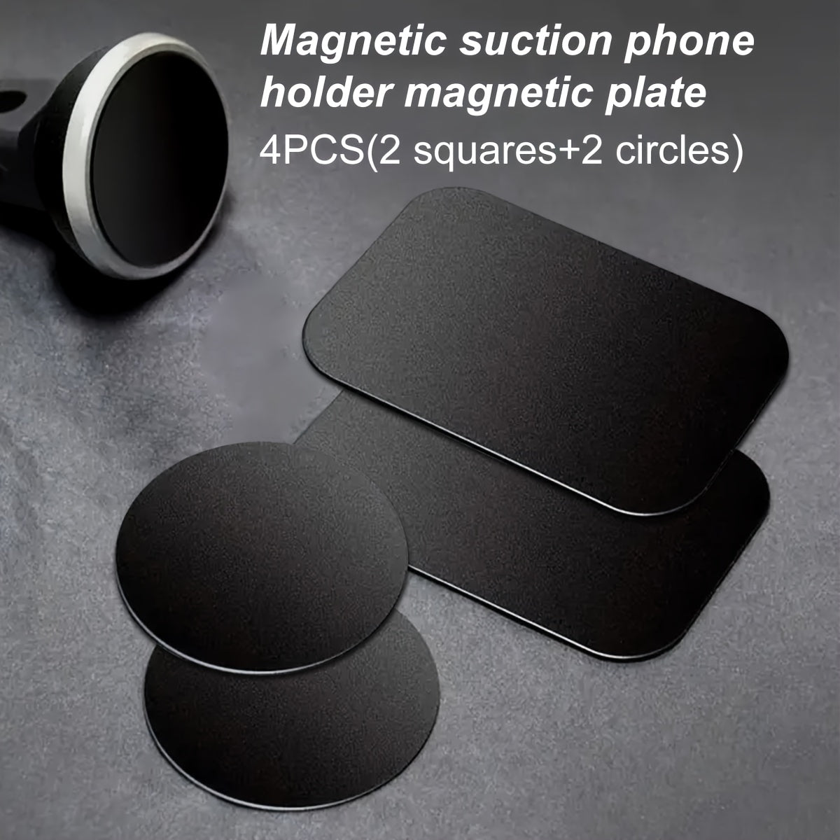4/8pcs Magnetic Metal Plates for Car Phone Holder Non-Magnetic Iron Sticker