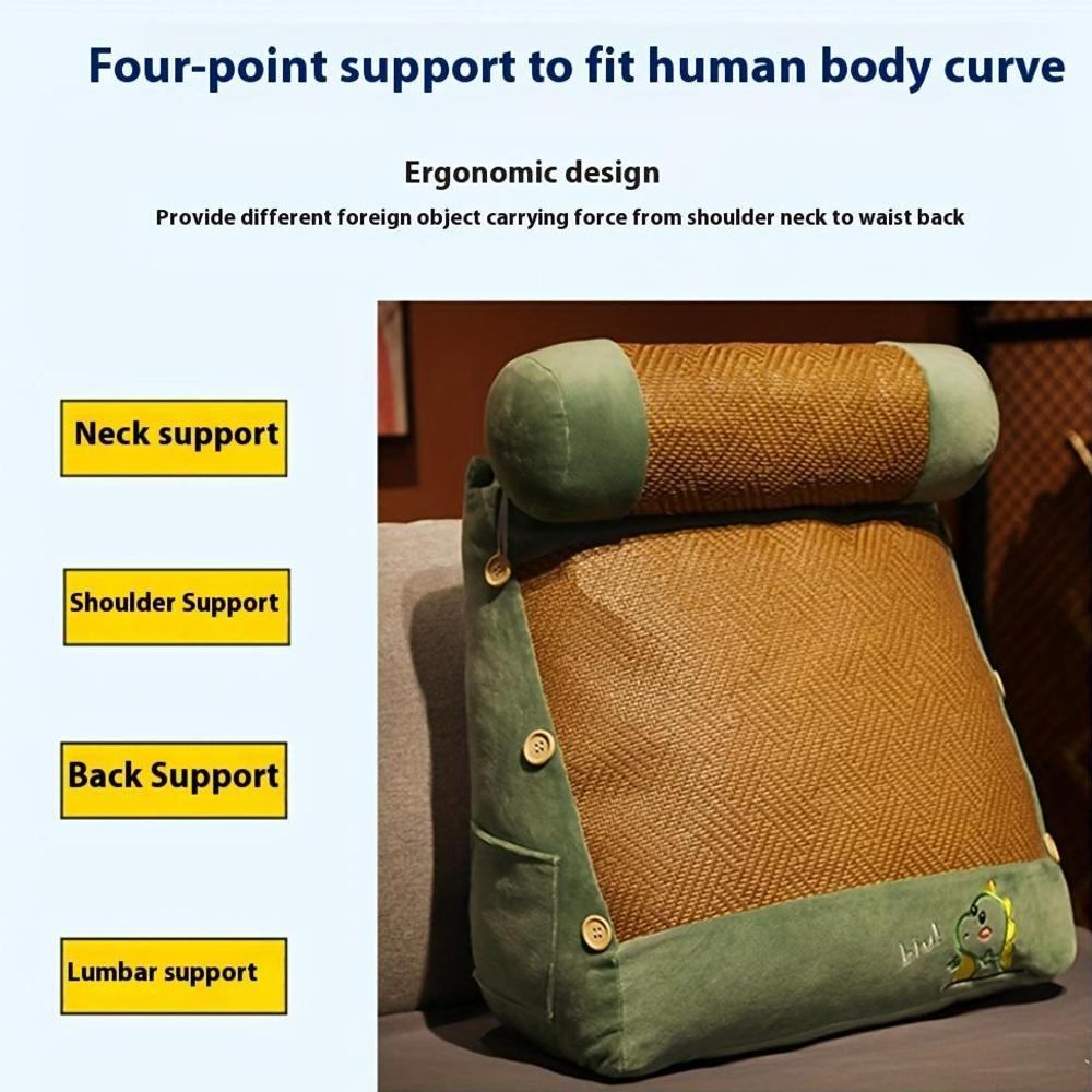 Pregnancy Pillow Summer Breathable Triangle Cushion for Bed and Sofa Removable Washable