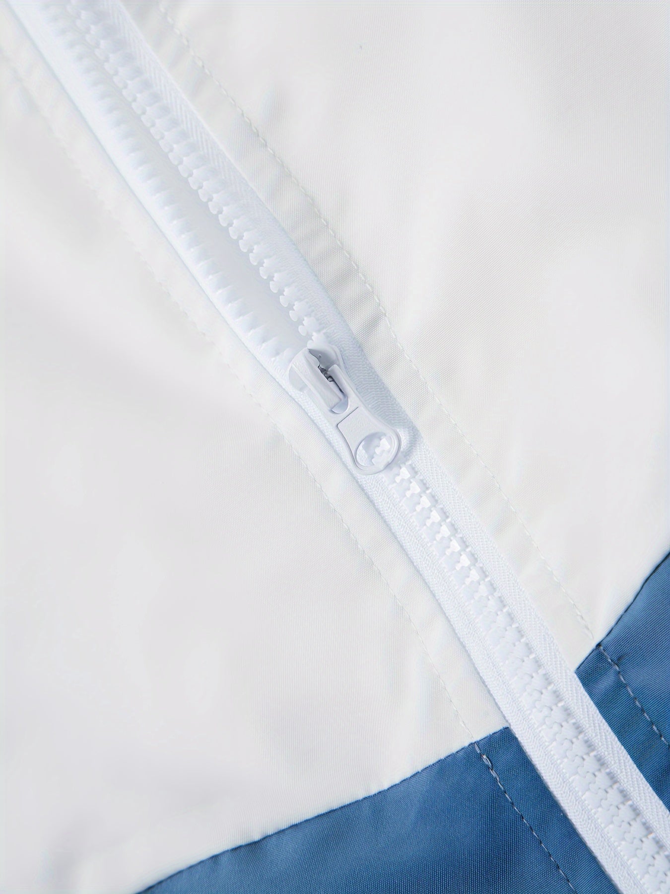 Boys' Color Block Hooded Tracksuit Set - 100% Polyester Long Sleeve Pockets Spring Fall