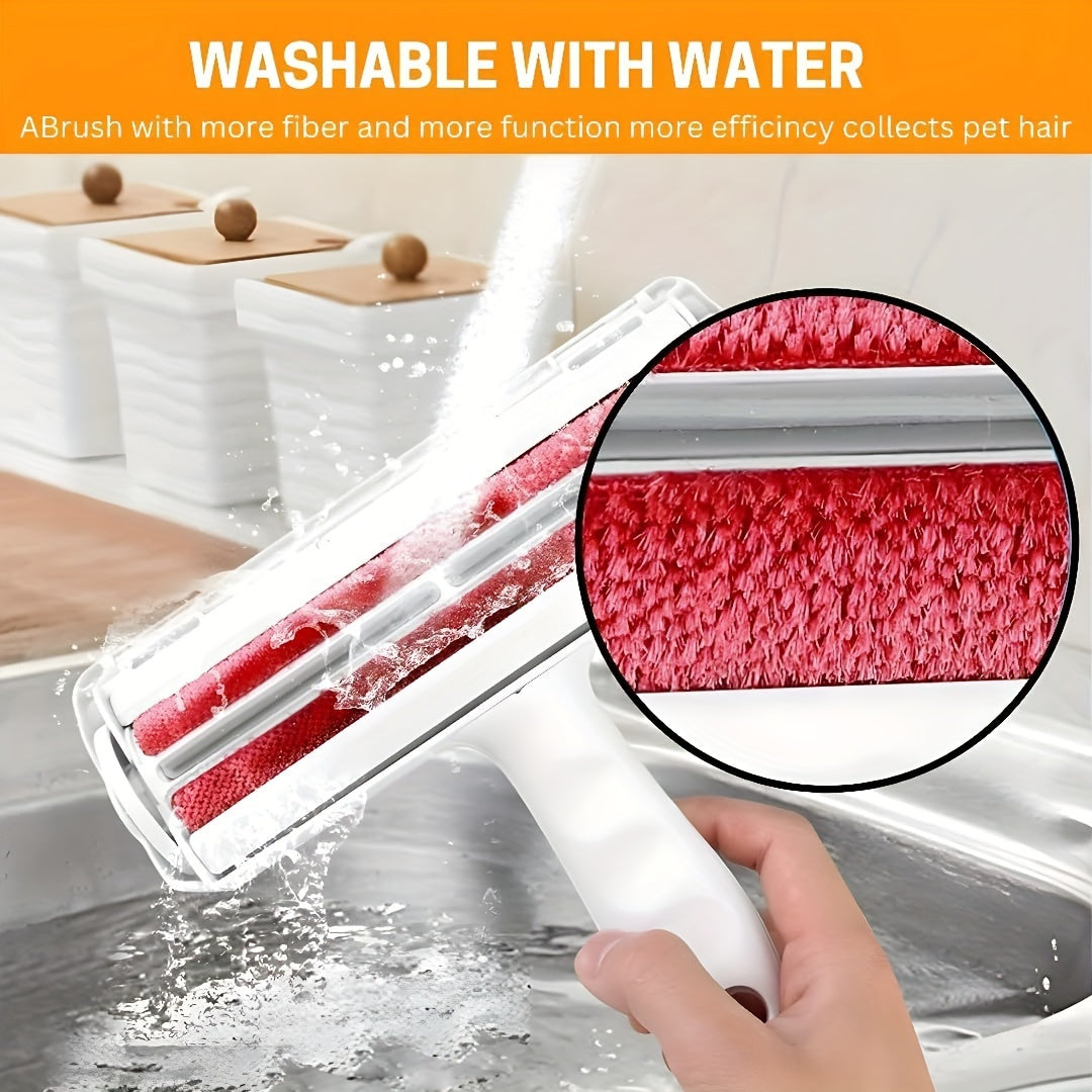 Эргономический ролик для удаления шерсти домашних животных для собак и кошек, многоразовая щетка для катышков