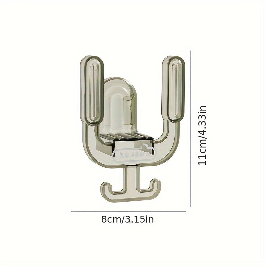 Wall-Mounted Bathroom Organizer for Slippers and Towels, Space-Saving Plastic Storage