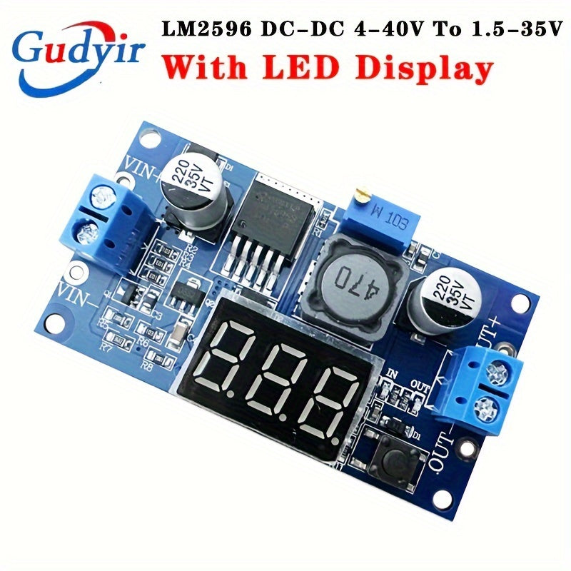 DC-DC Buck Converter 3A Voltage Regulator with LED Display Adjustable Output