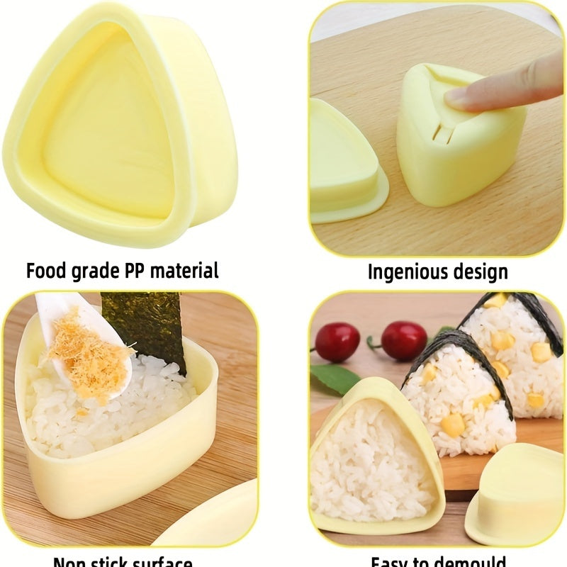 Set of 5 or 6 Rice and Vegetable Sushi Mold Kits for DIY Bento Lunches Kitchen Accessories