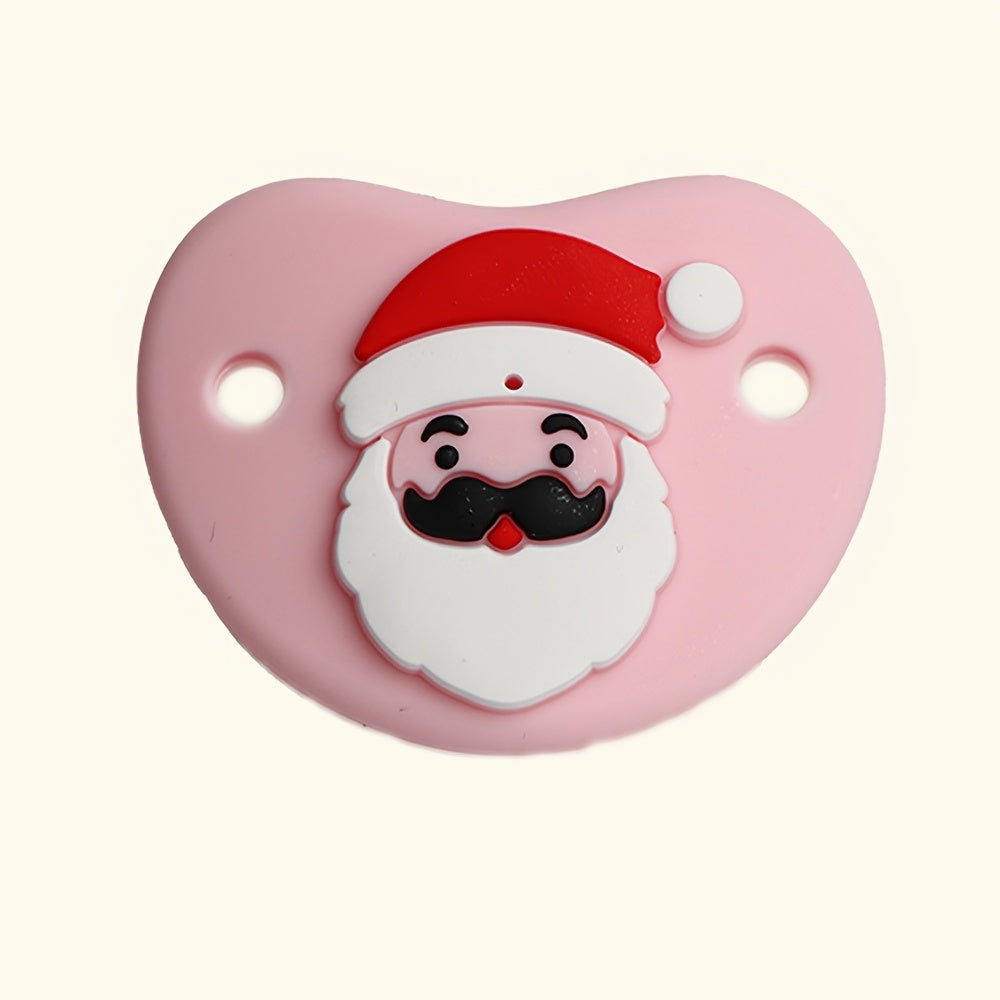 Baby Silicone Pacifier Christmas Santa Elk Snowman for Newborn Toddler