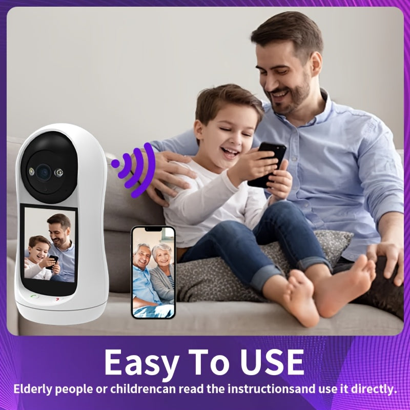 Wireless 1080p HD Video Surveillance Camera with Two-Way Audio Wi-Fi USB Powered