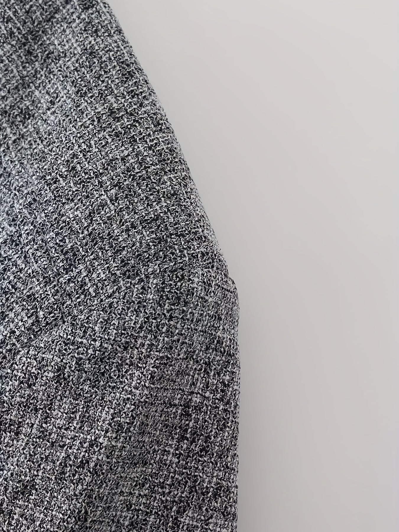 Men's Casual Suit Jacket Slim Fit Stand Collar Polyester Solid Color Regular Fit for Spring Autumn