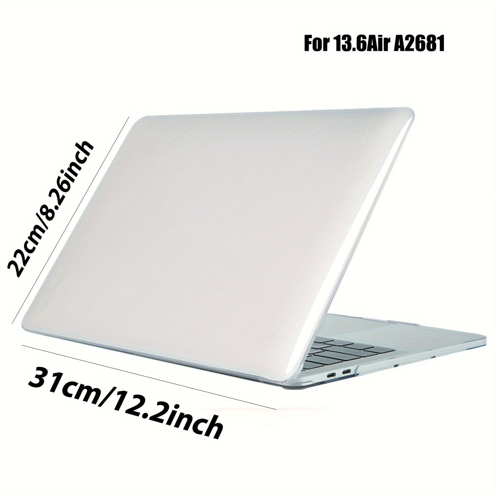 Waterproof Soft Plastic Laptop Case for MacBook Air/Pro 13.3/13.6 Dustproof Non-Slip