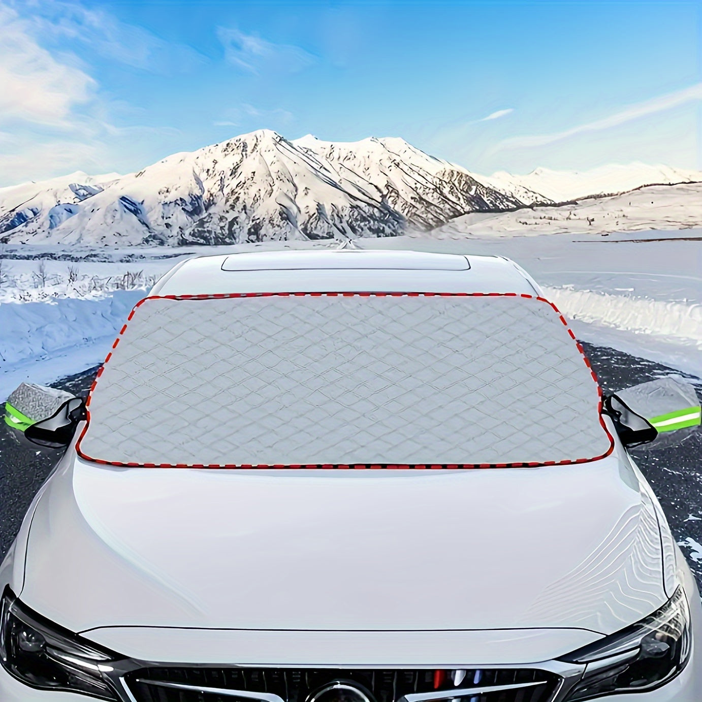 Barcha mavsumlar uchun avtomobil qoplami, suv o'tkazmaydigan, shisha oynalar uchun pechka qoplamlari, UV, muz, qor, chang bilan