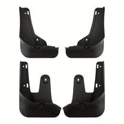 Car Mud Flaps Set for EV Splash Guards Durable Black PP No Drilling