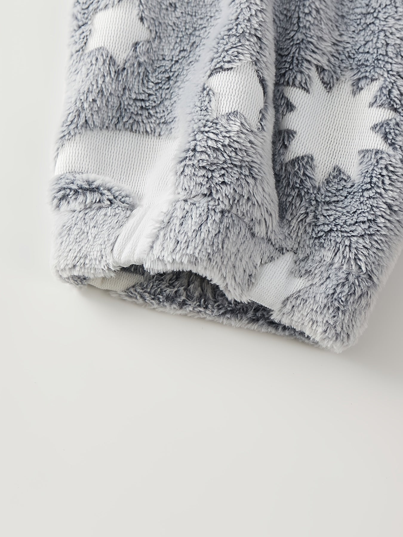 Adult Galaxy Star Print Luminous Flannel Pajama Set with Pants