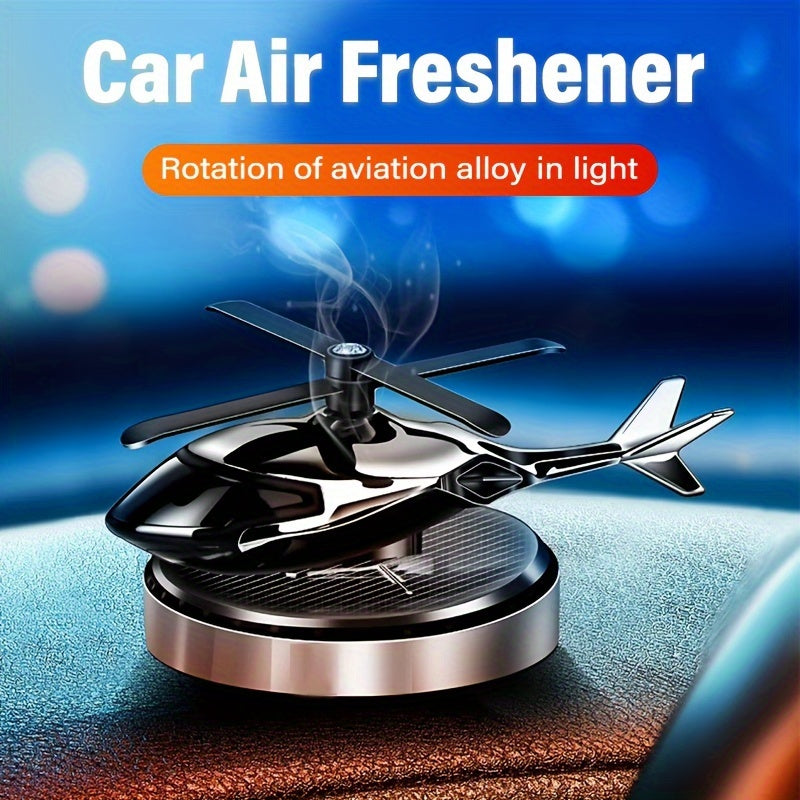 Car Air Freshener Solar Helicopter Dashboard Decoration Aroma Diffuser Car Interior Accessories