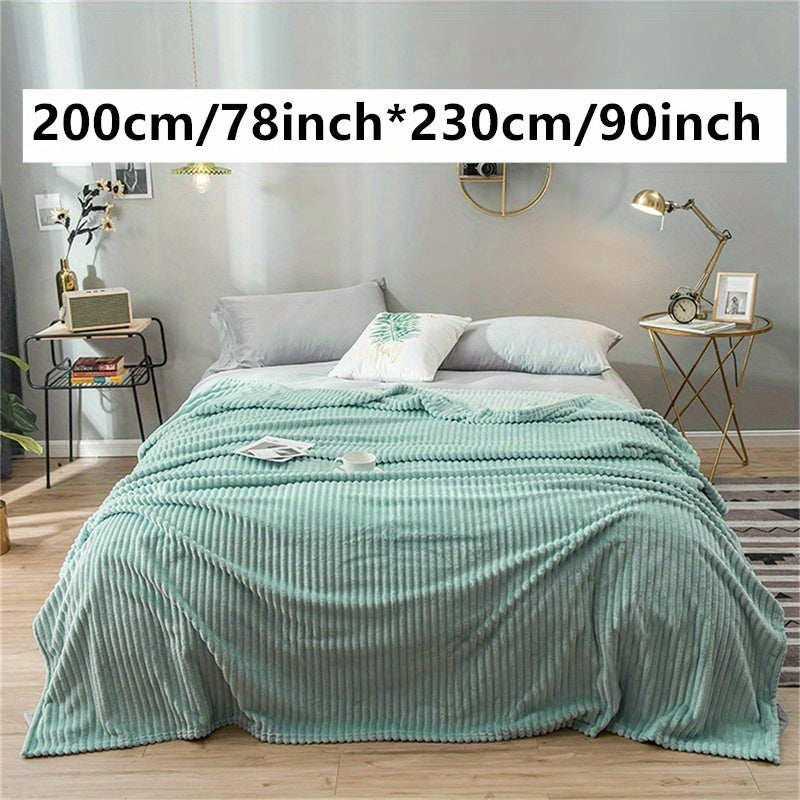 Faux Rabbit Fur Bed Blanket Soft Plush Throw for Bed Couch 50x60 Inches