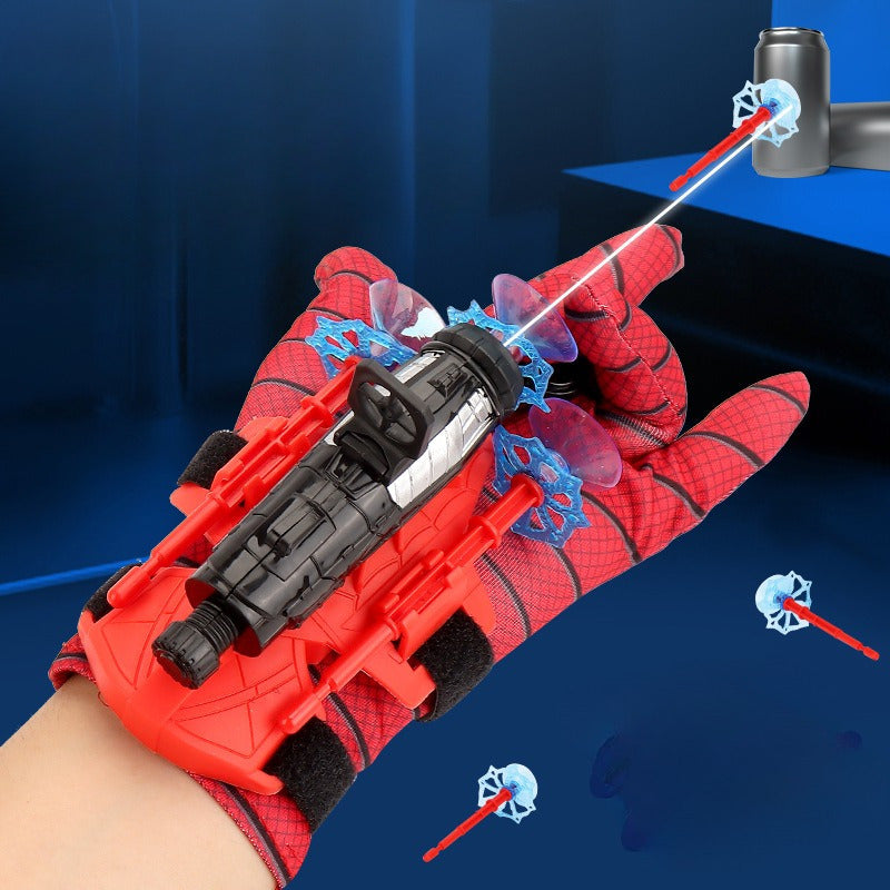 Toy Gun for Ages 3 and Up Spider Launcher with Web-Shooting and Suction Darts