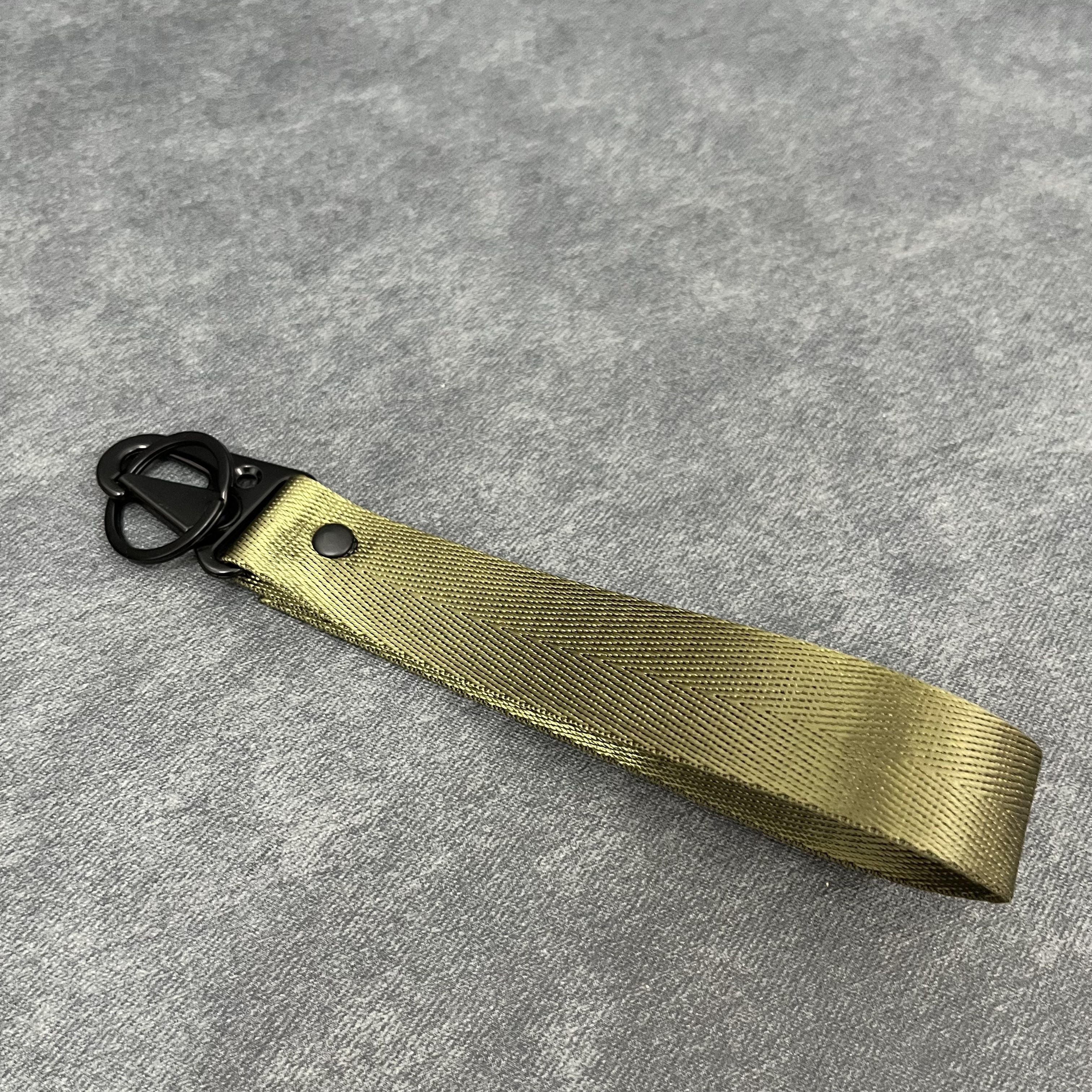 Unisex Nylon Key Chain Strap for Car Keys and ID Badges, 10 Colors