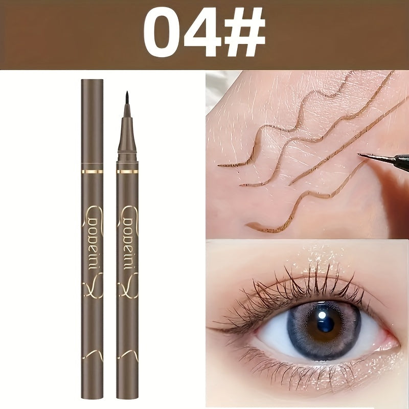Women's Waterproof Liquid Eyeliner Pen Fine Tip Black Long-Lasting