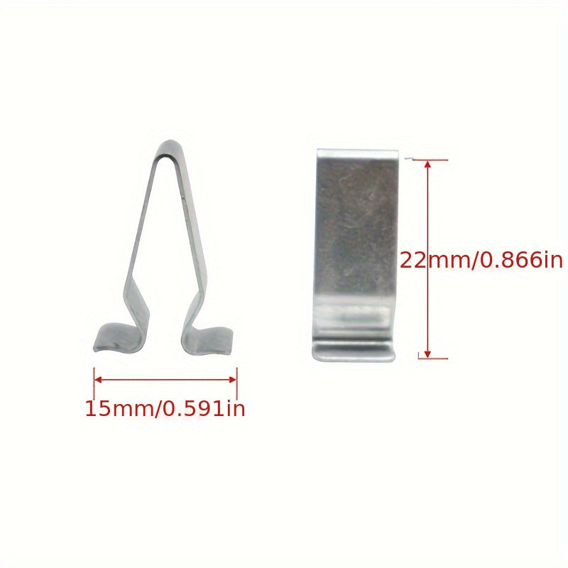 20PCS Metal Car Door Fasteners 22mm Door Trunk Clips for Vehicles