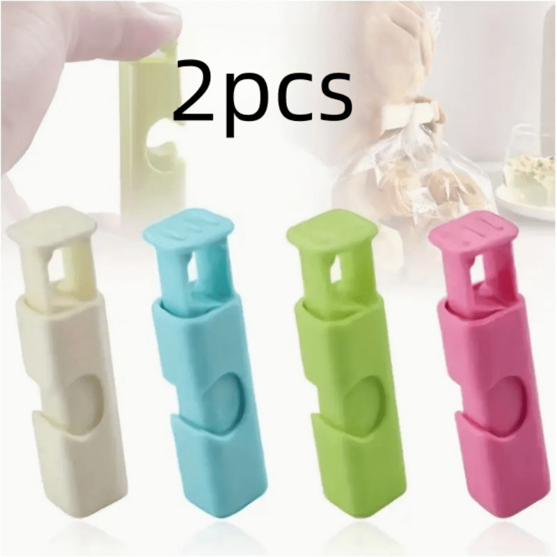 Pinzas de cierre para bolsas de comida selladas Multi-Conjunto, 2, 4, 6 piezas, a prueba de humedad, organizador de cocina