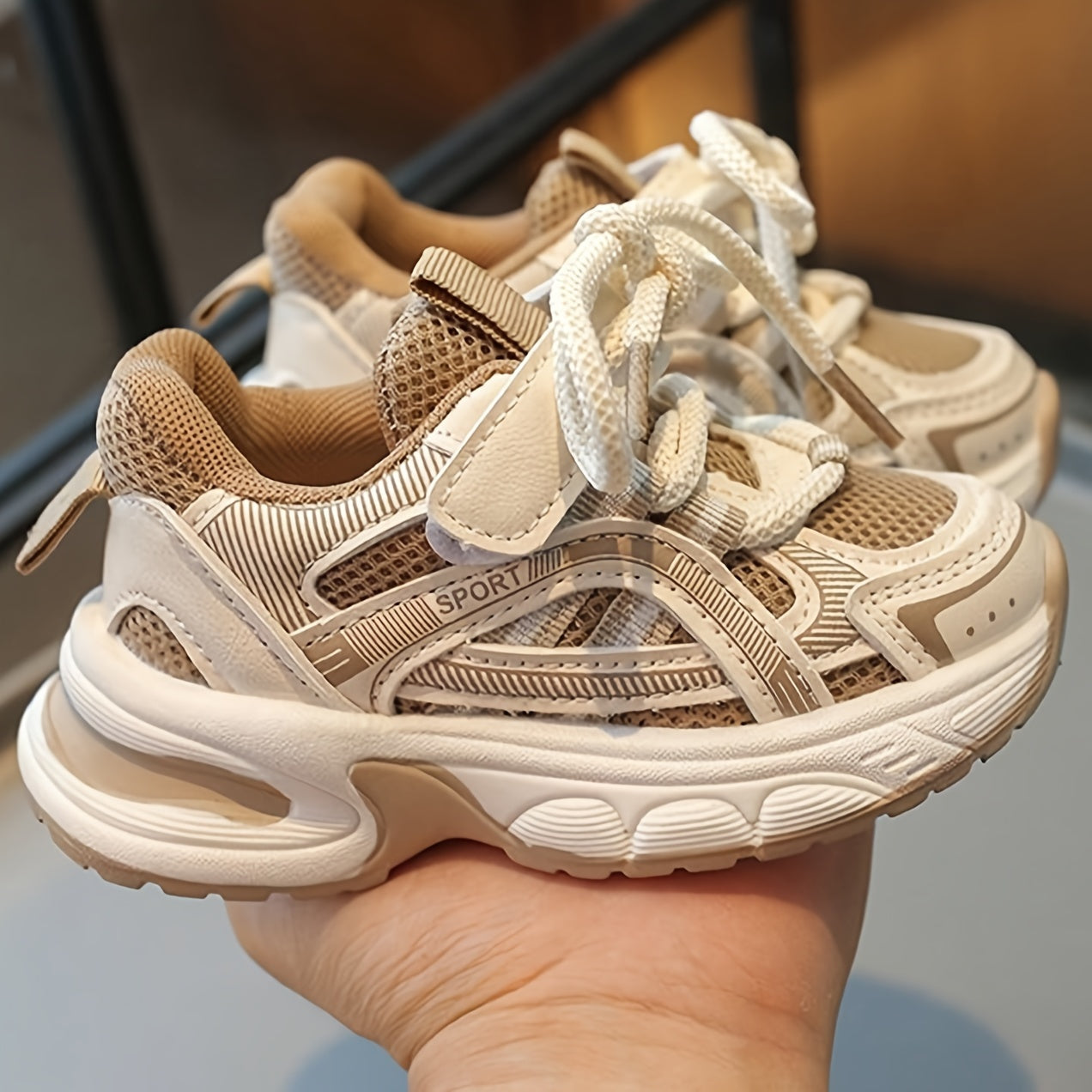 Boys Casual Mesh Sneakers Low Top Breathable Running Training Shoes