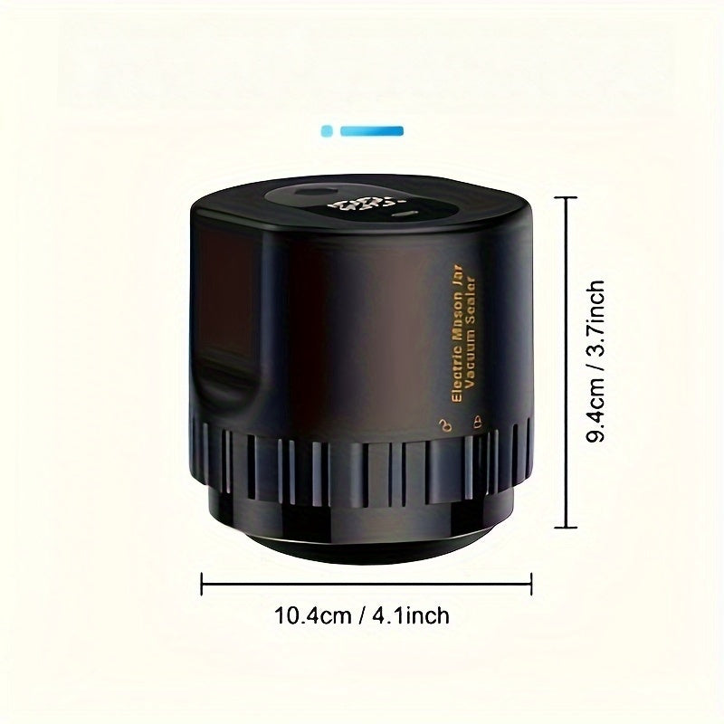 Электрический вакуумный запайщик для банок Mason Jar для хранения продуктов и ферментации подходит для широких и стандартных горлышек банок