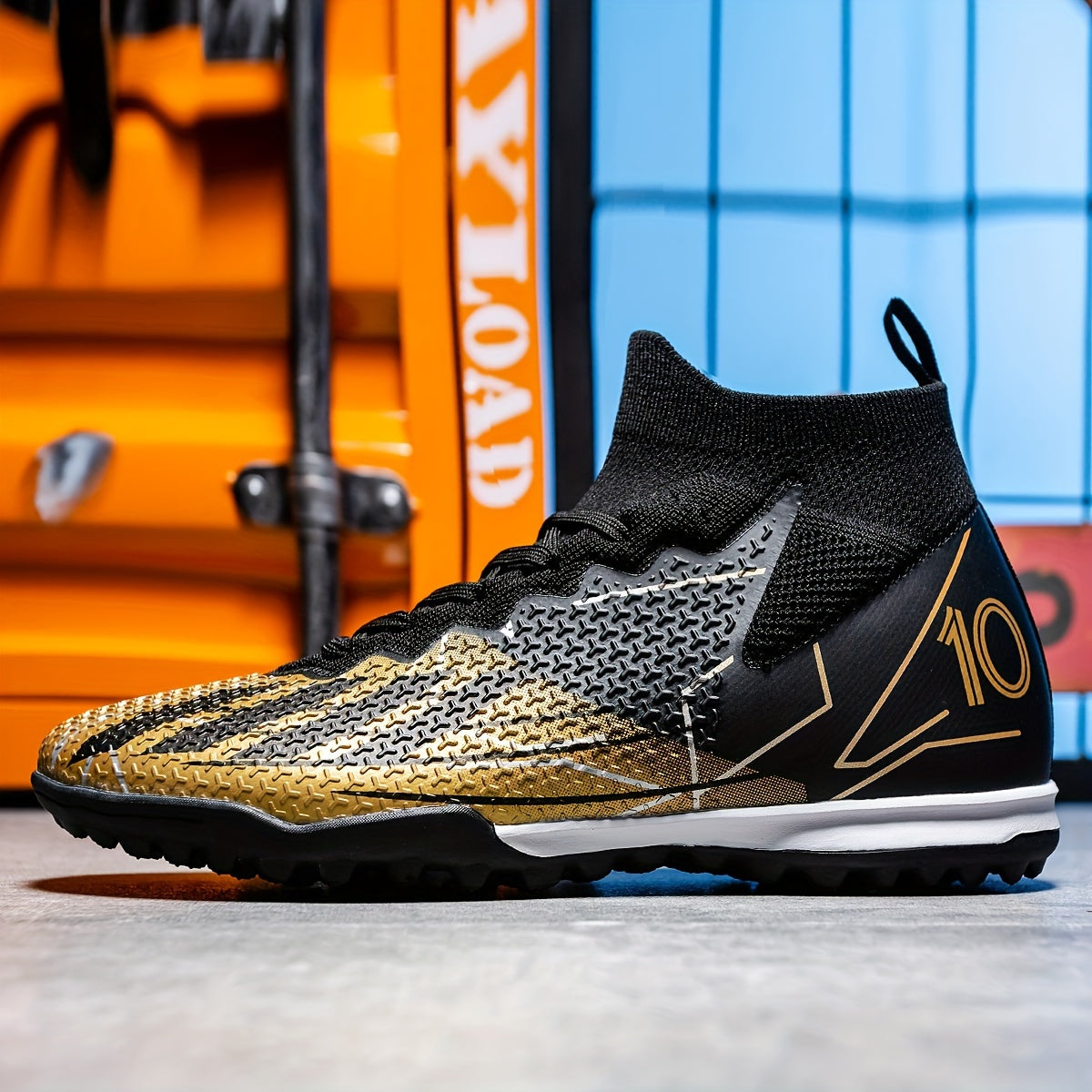 Высокие профессиональные футбольные бутсы из искусственной травы, дышащие, комфортные, противоскользящие, всесезонные