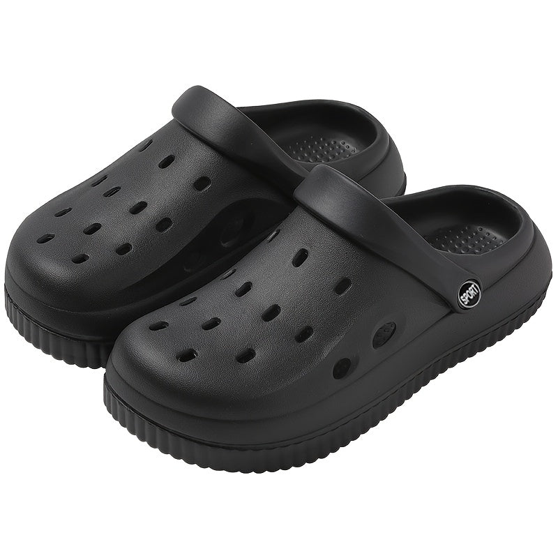 Havo o'tkazadigan EVA Clogs hamshiralar va juftliklar uchun, sirpanmaydigan yozgi kundalik platforma poyafzali
