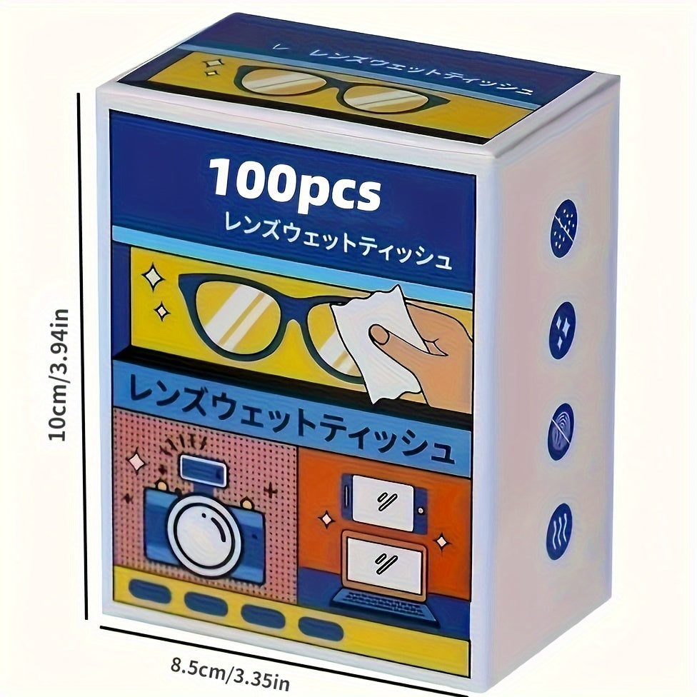 Bir martalik ekranni tozalash uchun 100 dona va katta ho'l salfetkalar 40 dona Elektronika uchun
