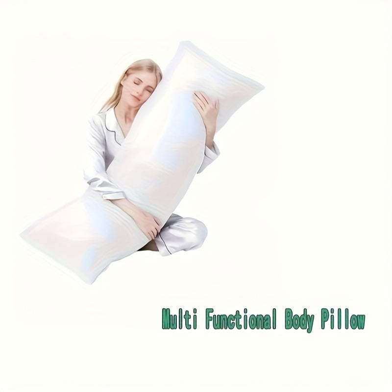 Body Pillow for All Seasons Full Support Hypoallergenic Zipper Design