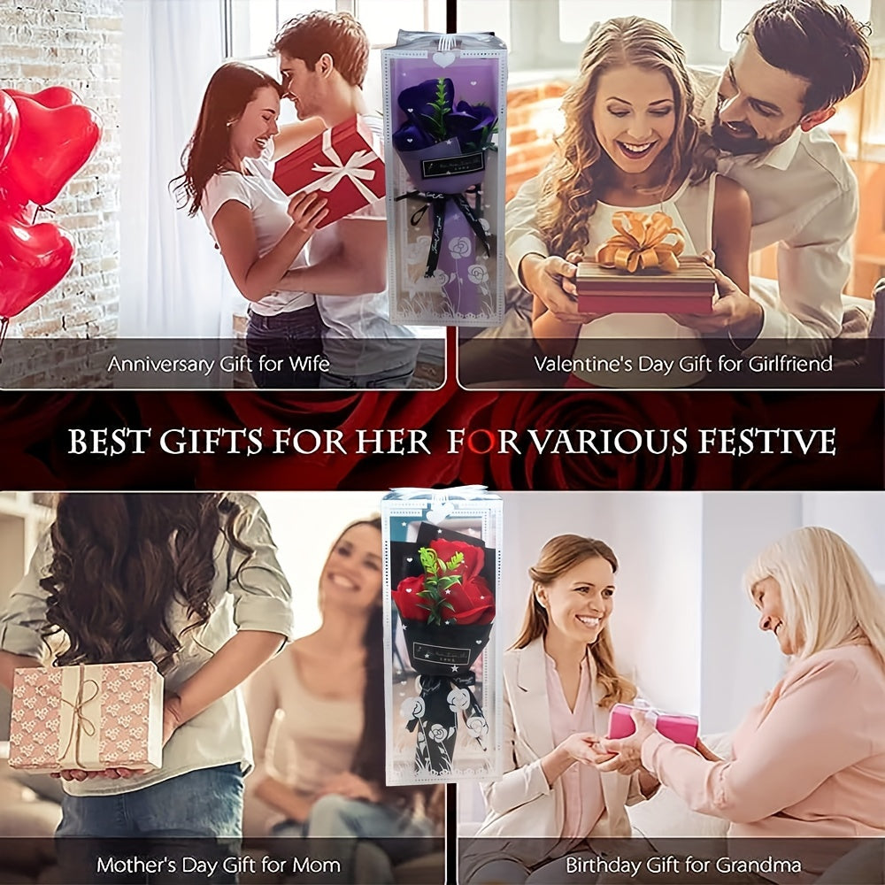 Sun'iy gül buketlari va saqlangan qizil gul sovgʻa qutisi, Sentyabr va maxsus tadbirlar uchun