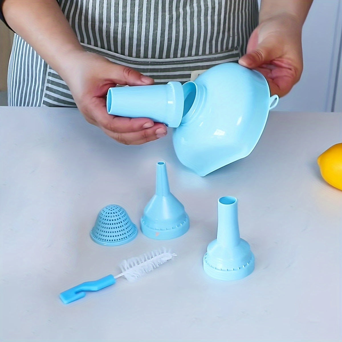 Kitchen Funnel with Large Diameter for Cooking and Baking