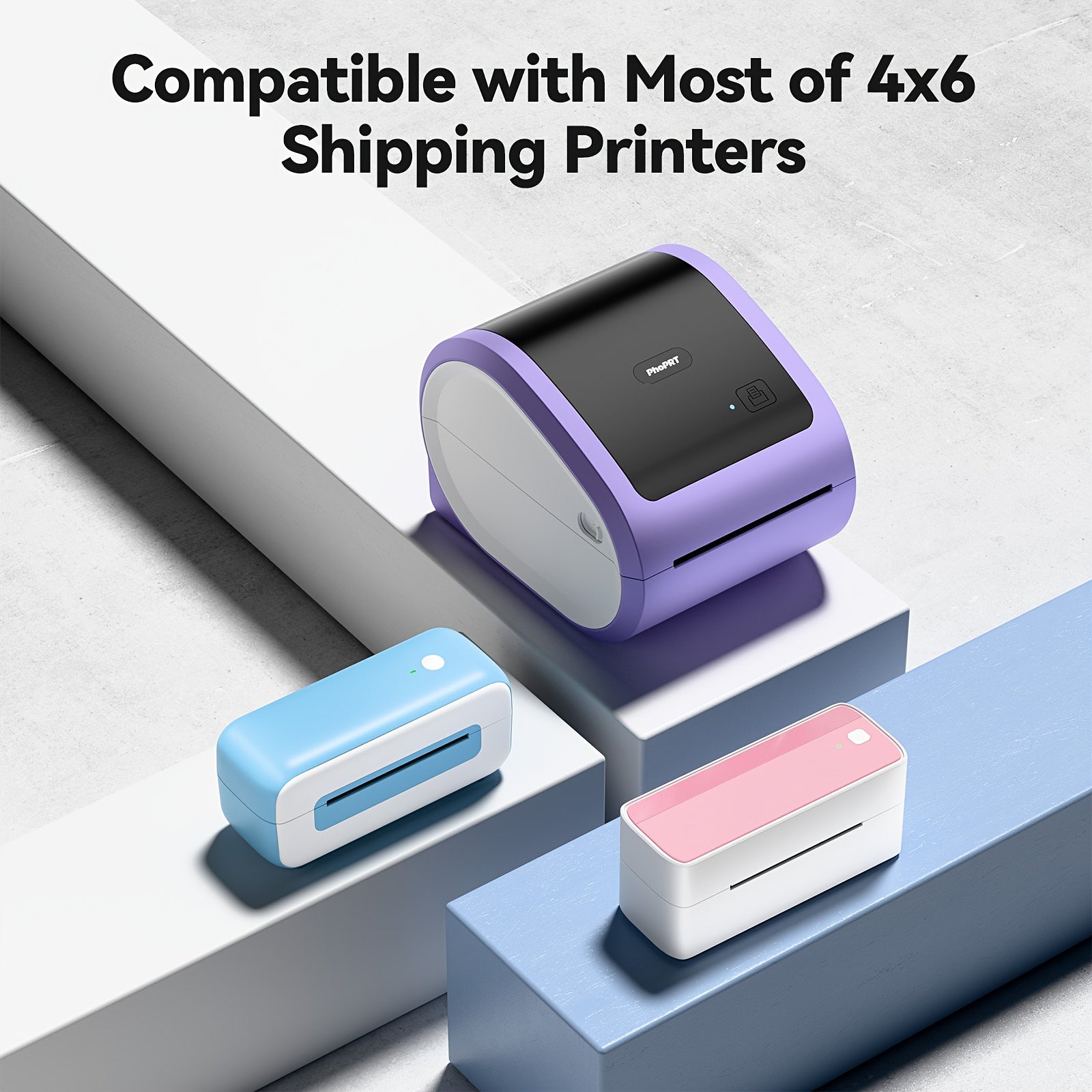 2-Inch Color Round Thermal Labels Adhesive for Logo, Price, Address Printing 750 Labels