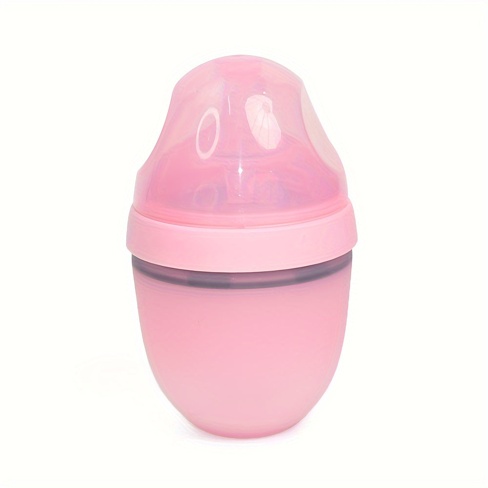 150ml Silicone Baby Feeding Bottle Wide Bore No Handle for Infants 0-36 Months