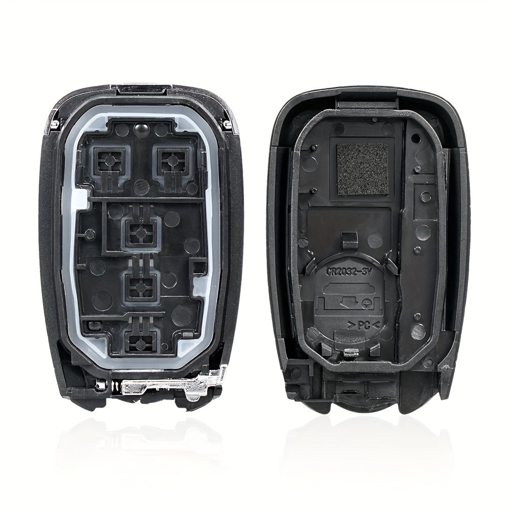 5-Button Plastic Key Fob Shell Replacement for Car Interior Accessory