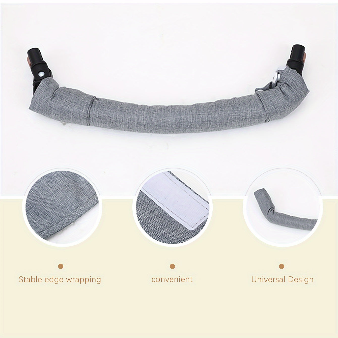 Stroller Safety Pads and Protective Covers for Handlebars and Shoulder Straps