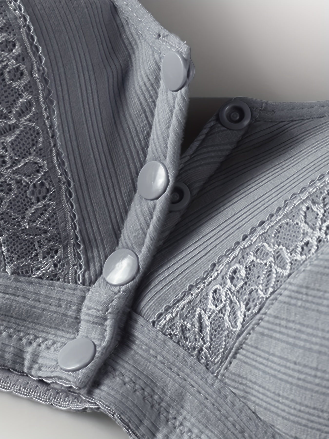 Wireless Bralette for Women Front-Buttoned Lingerie Underwear