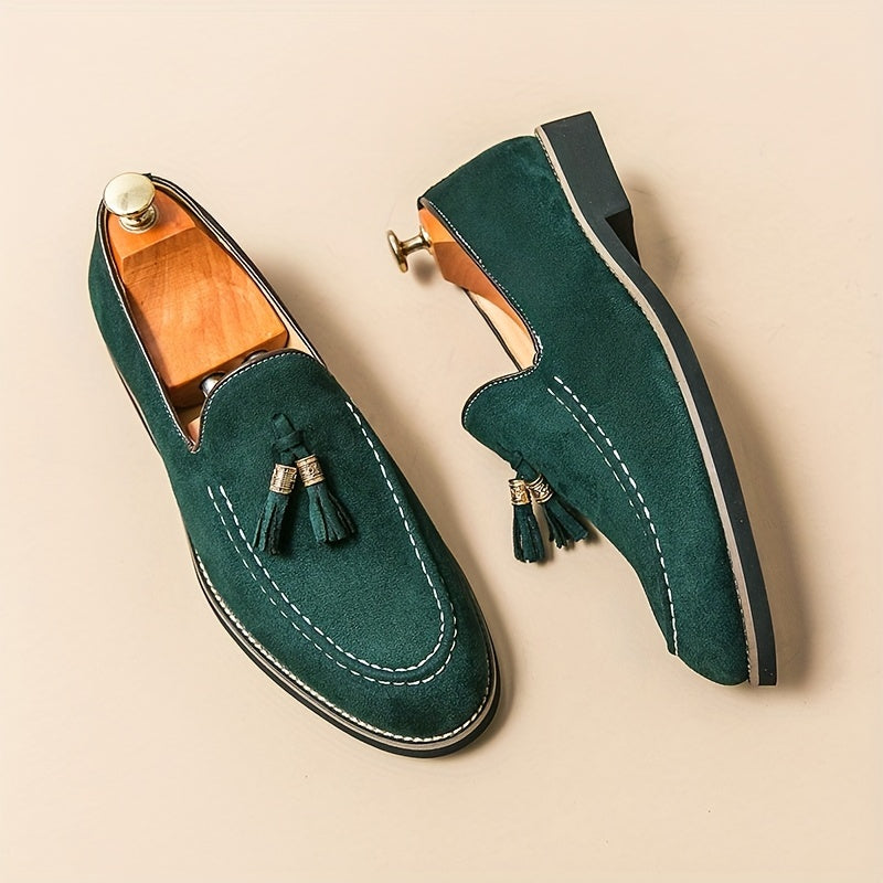 Men's Lightweight Tassel Loafers Slip-On Casual Shoes for Business Office Spring Summer Autumn