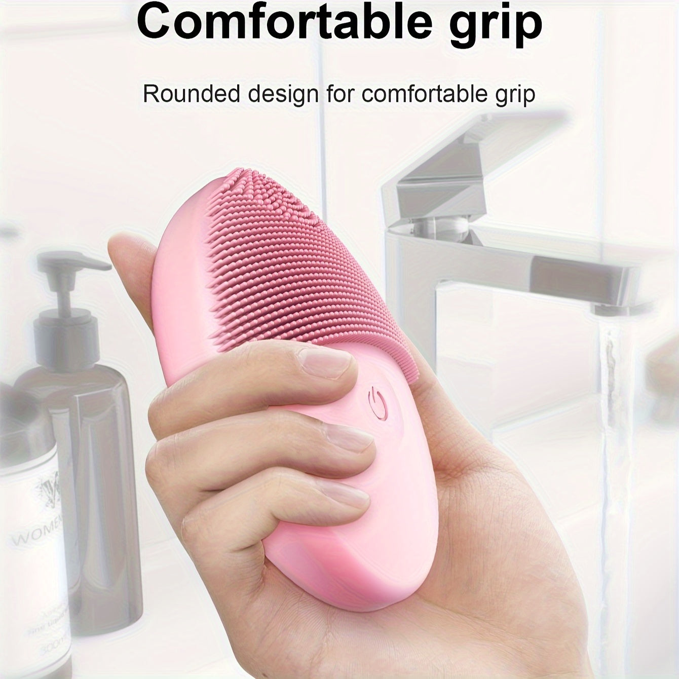 Electric Facial Cleansing Brush for Gentle Exfoliation Deep Cleaning and Massaging